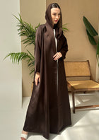 MJ03 Abaya In Brown