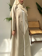 MJ07 Abaya In Sand
