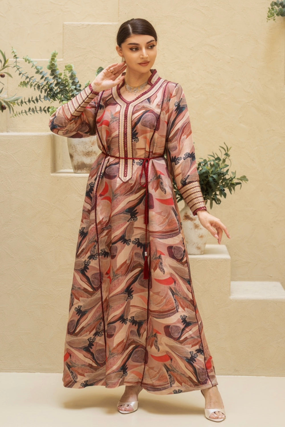 Moroccan Emirati Elegance Dress