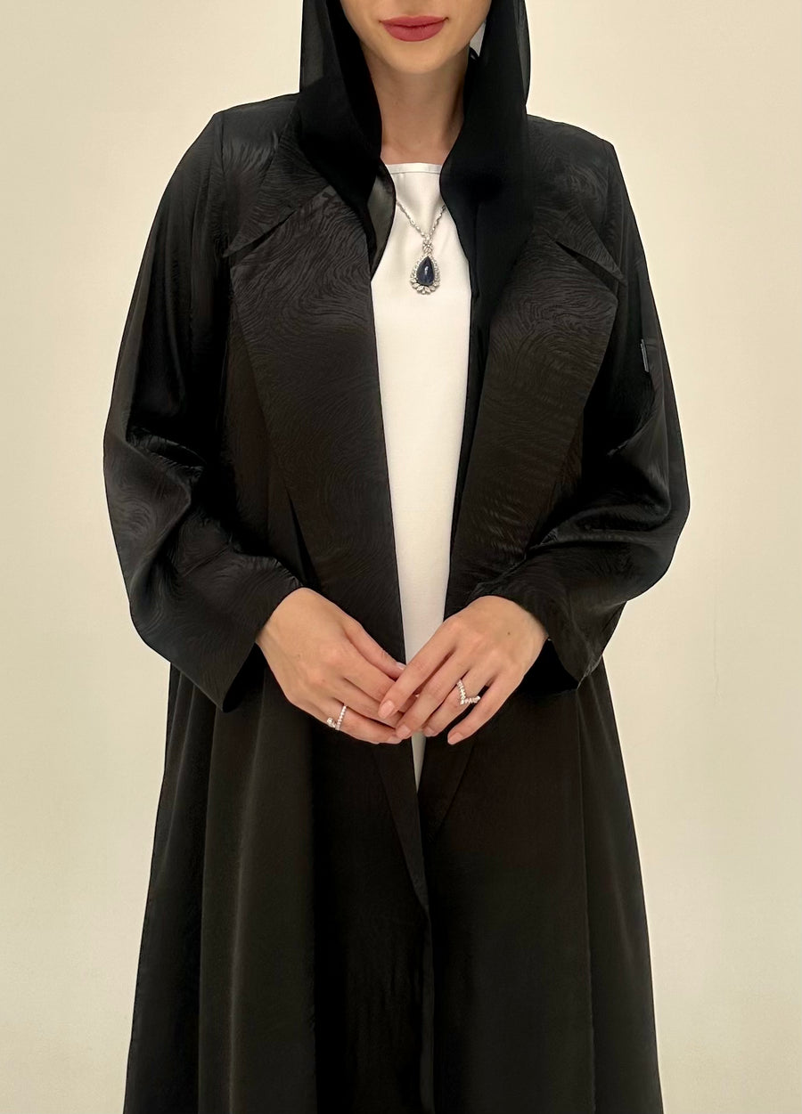 MJ05 Abaya In Black