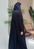 MJ04 Abaya In Navy Blue