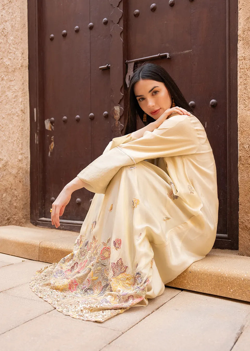 Beaded In Cream