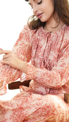 Cozy Tie Set - Peach Pink
