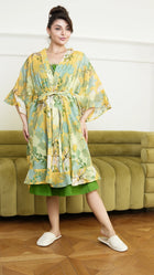 The Robe Set - Yellow Green 2Pc
