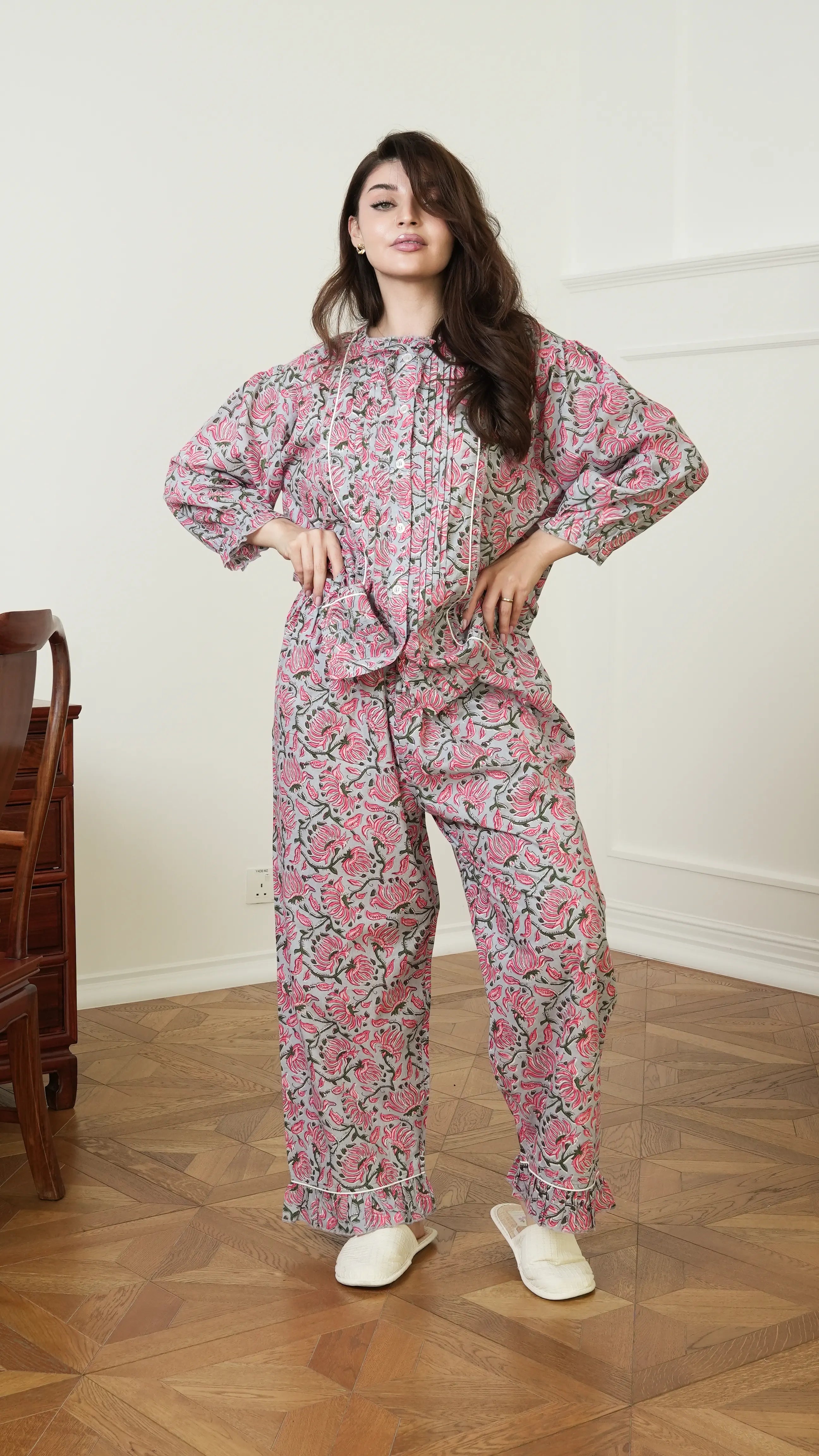Pajama 5 - Grey Pink