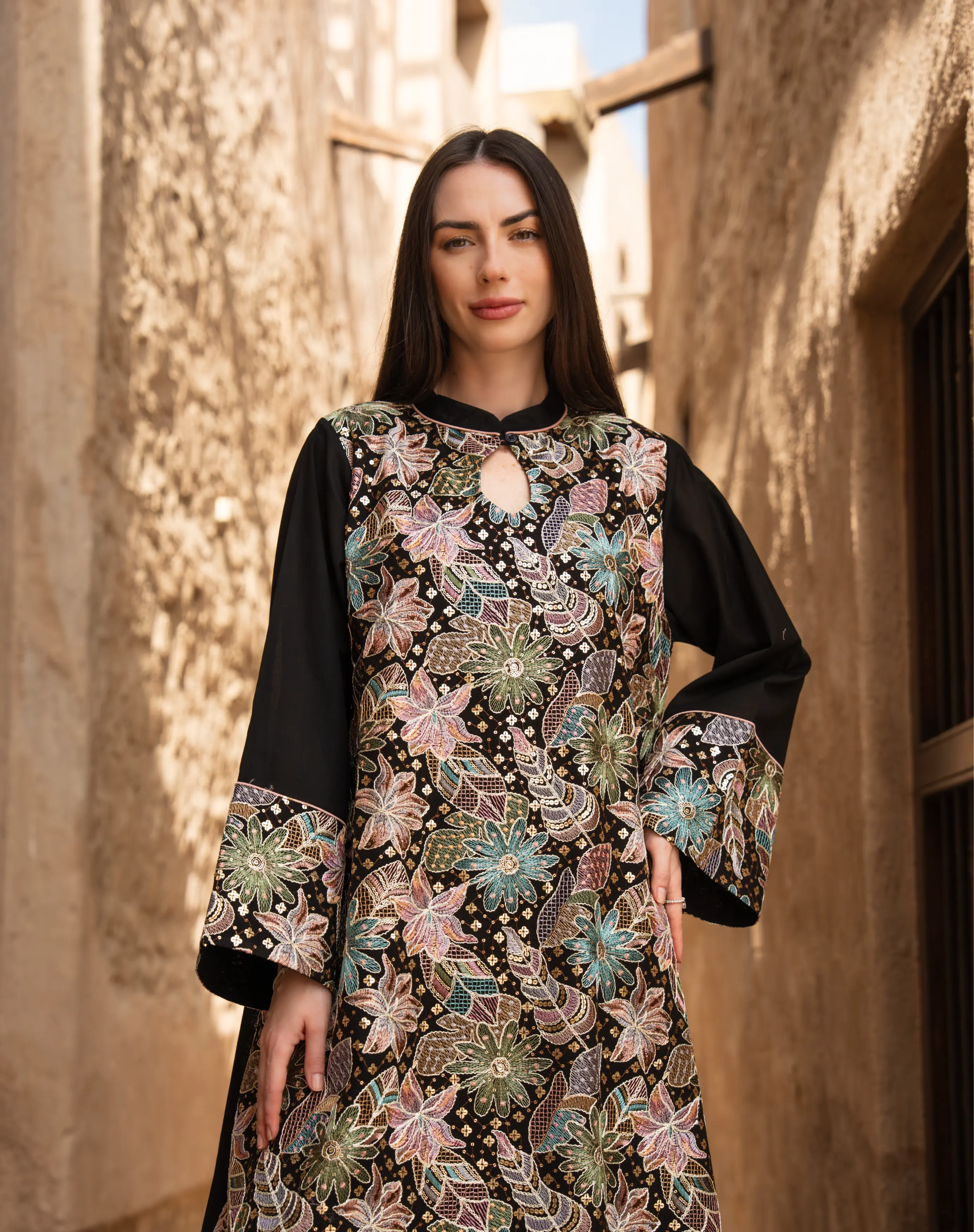 Embroidered Bloom Dress