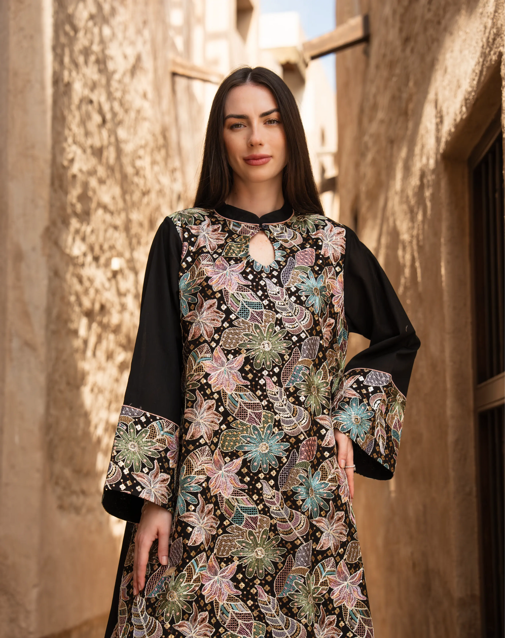 Embroidered Bloom Dress