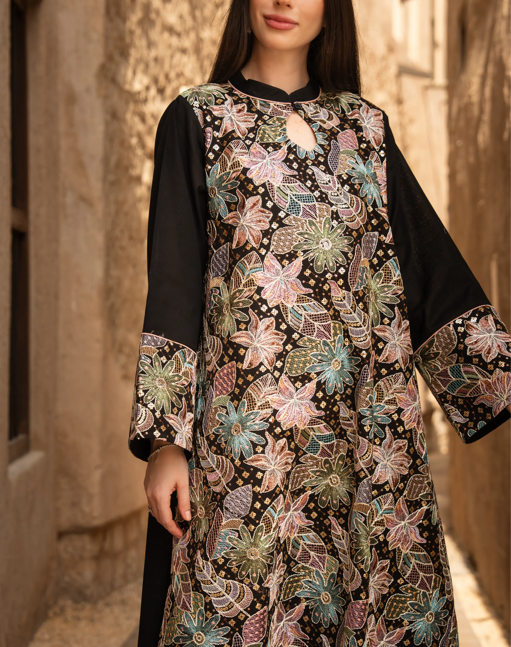Embroidered Bloom Dress