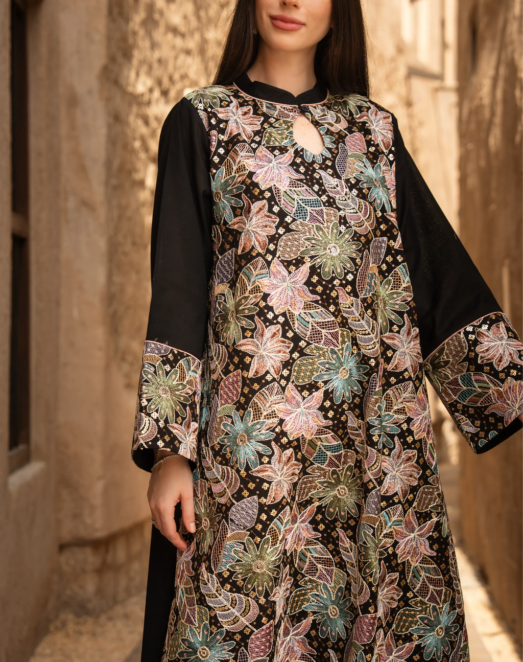 Embroidered Bloom Dress