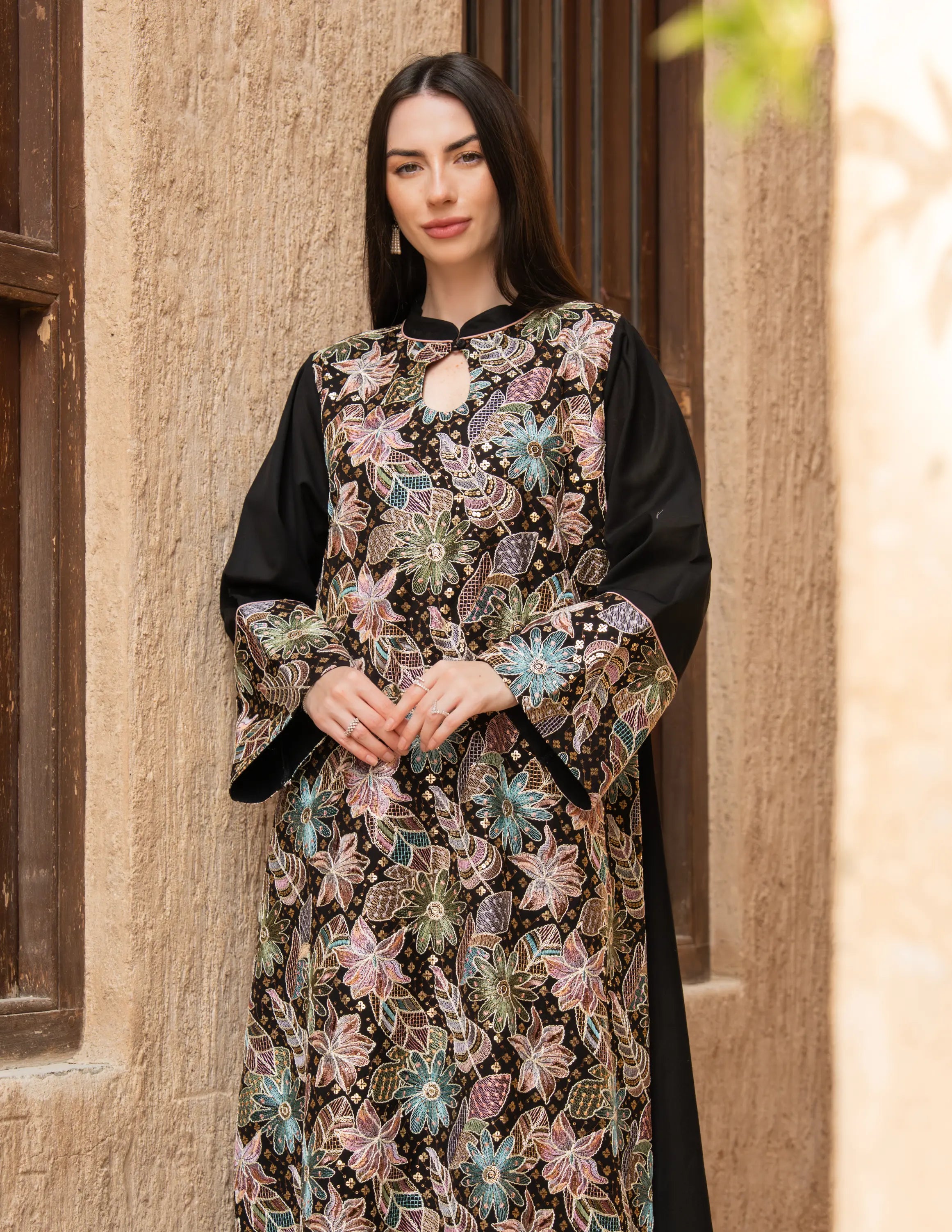 Embroidered Bloom Dress