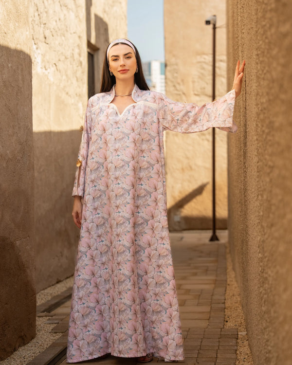Embroidered Open Sleeve Model No 56