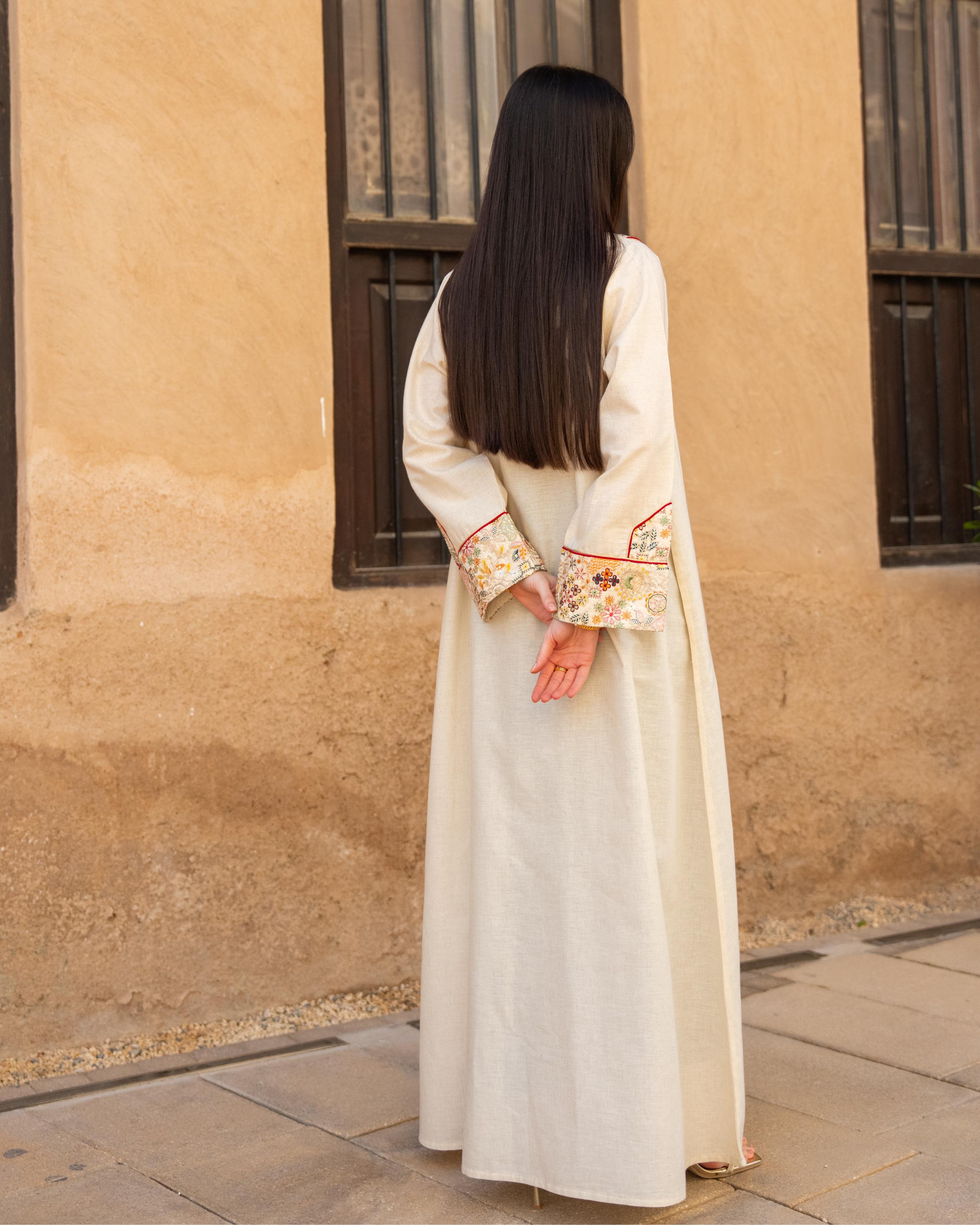 Embroidered Golden Heritage Dress