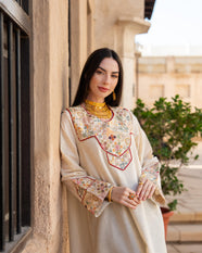Embroidered Golden Heritage Dress