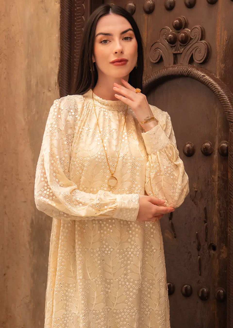 Heavy Embroidered Georgette