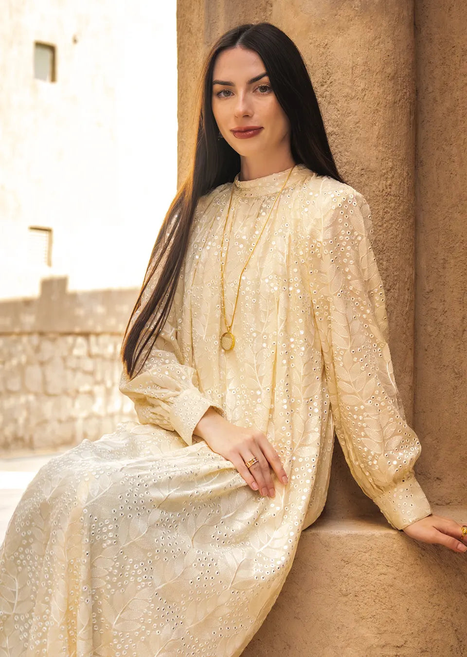 Heavy Embroidered Georgette