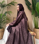 MJ02 Abaya In Maroon