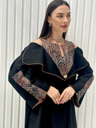 Black Embroidered Dress