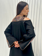 Black Embroidered Dress