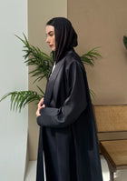 MJ03 Abaya In Charcoal Grey