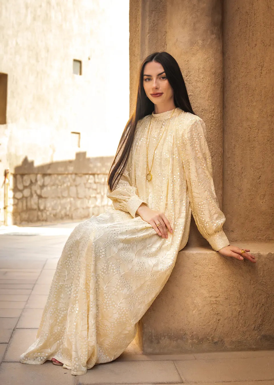 Heavy Embroidered Georgette