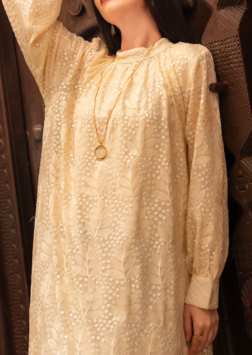 Heavy Embroidered Georgette