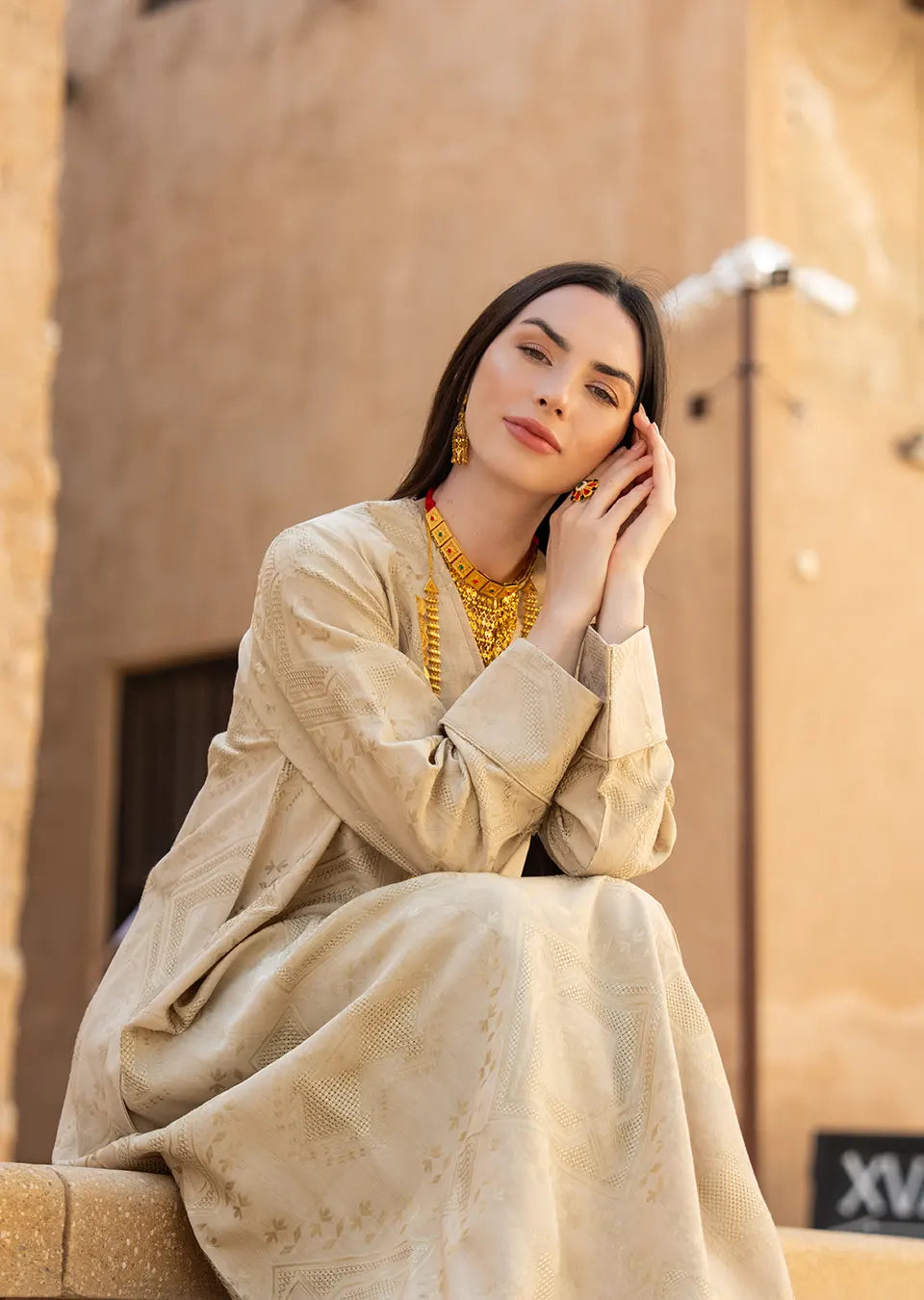 Olive Luxe Embroidered