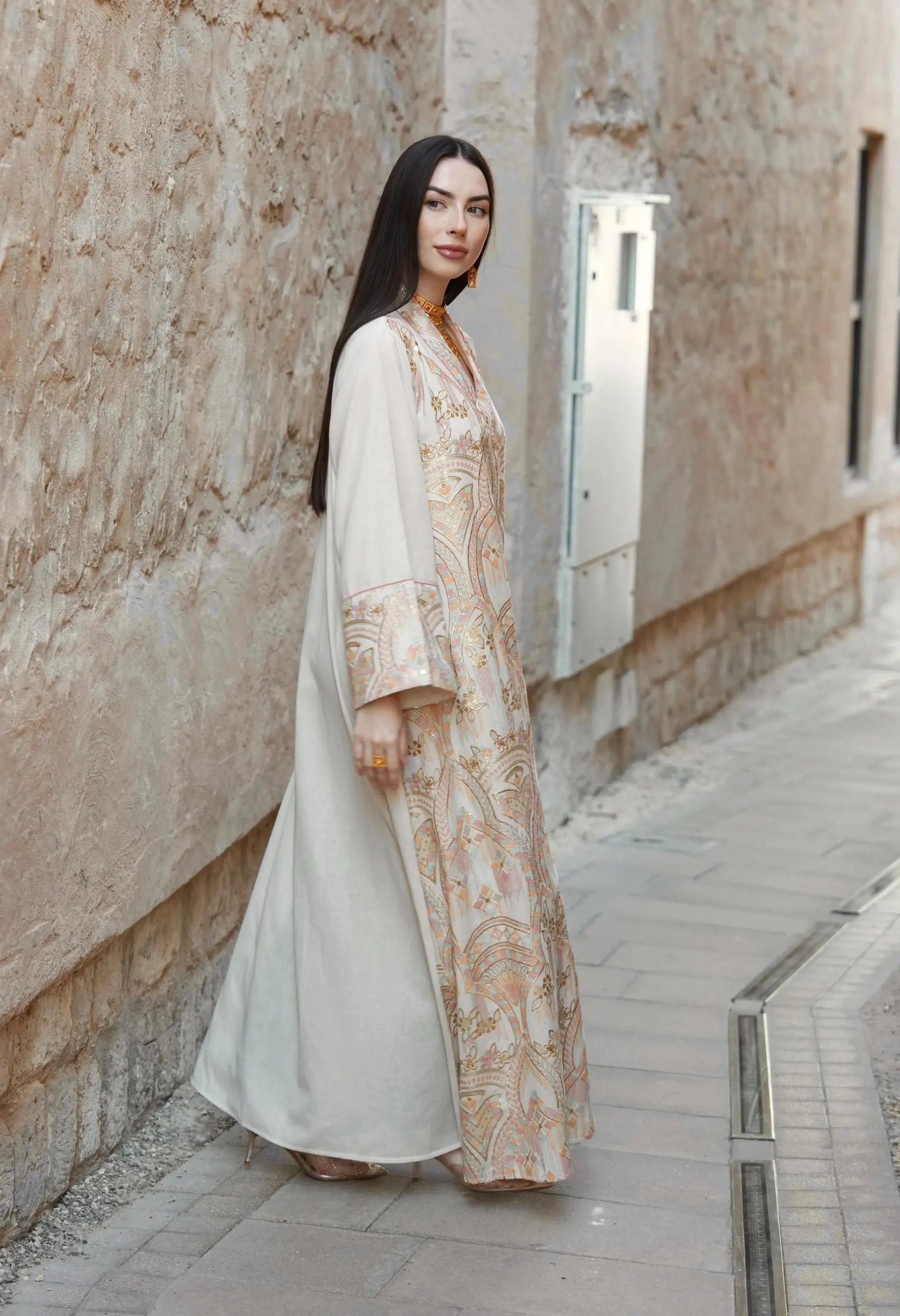 Whisper of Gold Dress