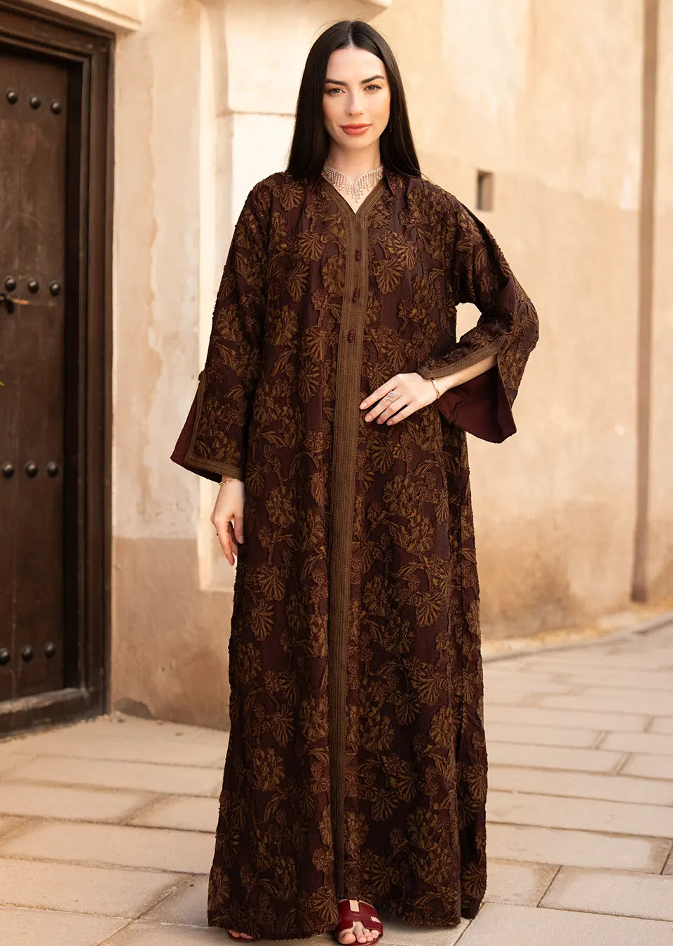 Rouge Prestige Signature Embroidered Crepe