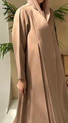 MJ06 Abaya In Light Brown