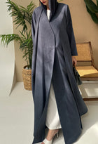 MJ09 Abaya In Grey