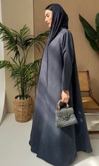 MJ09 Abaya In Grey
