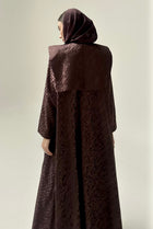MJ02 Abaya In Maroon