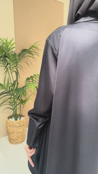 MJ03 Abaya In Charcoal Grey